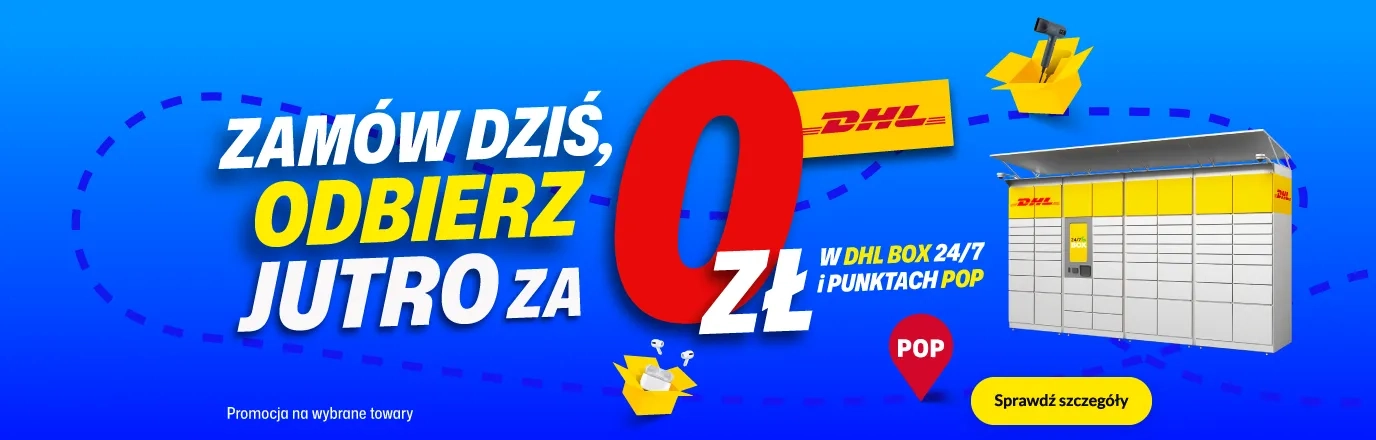 Dostawy za 0 zł z DHL (już od 49zł)